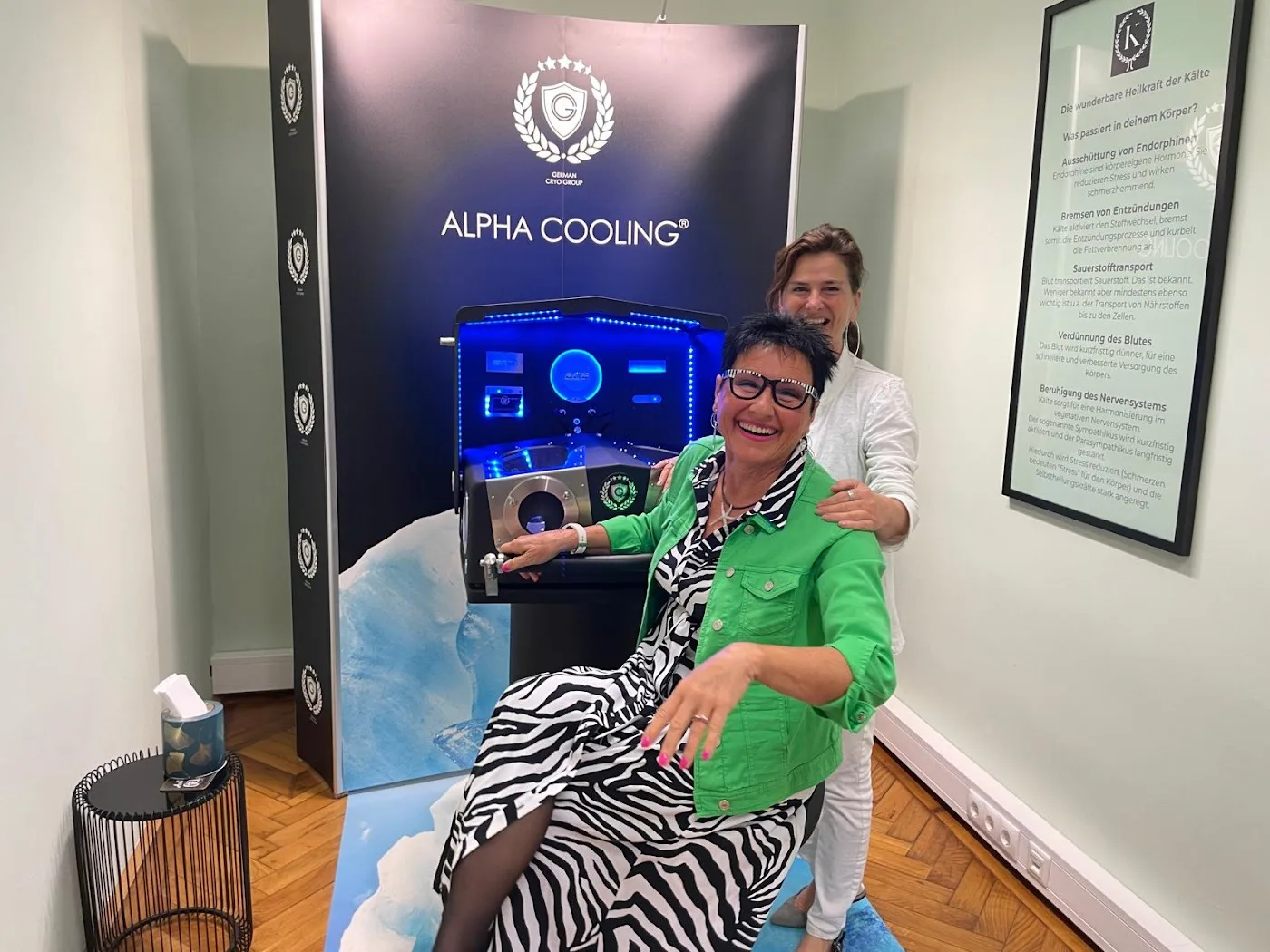 Kältebox Wien Alpha Cooling Kyrotherapie ANTI AGING
